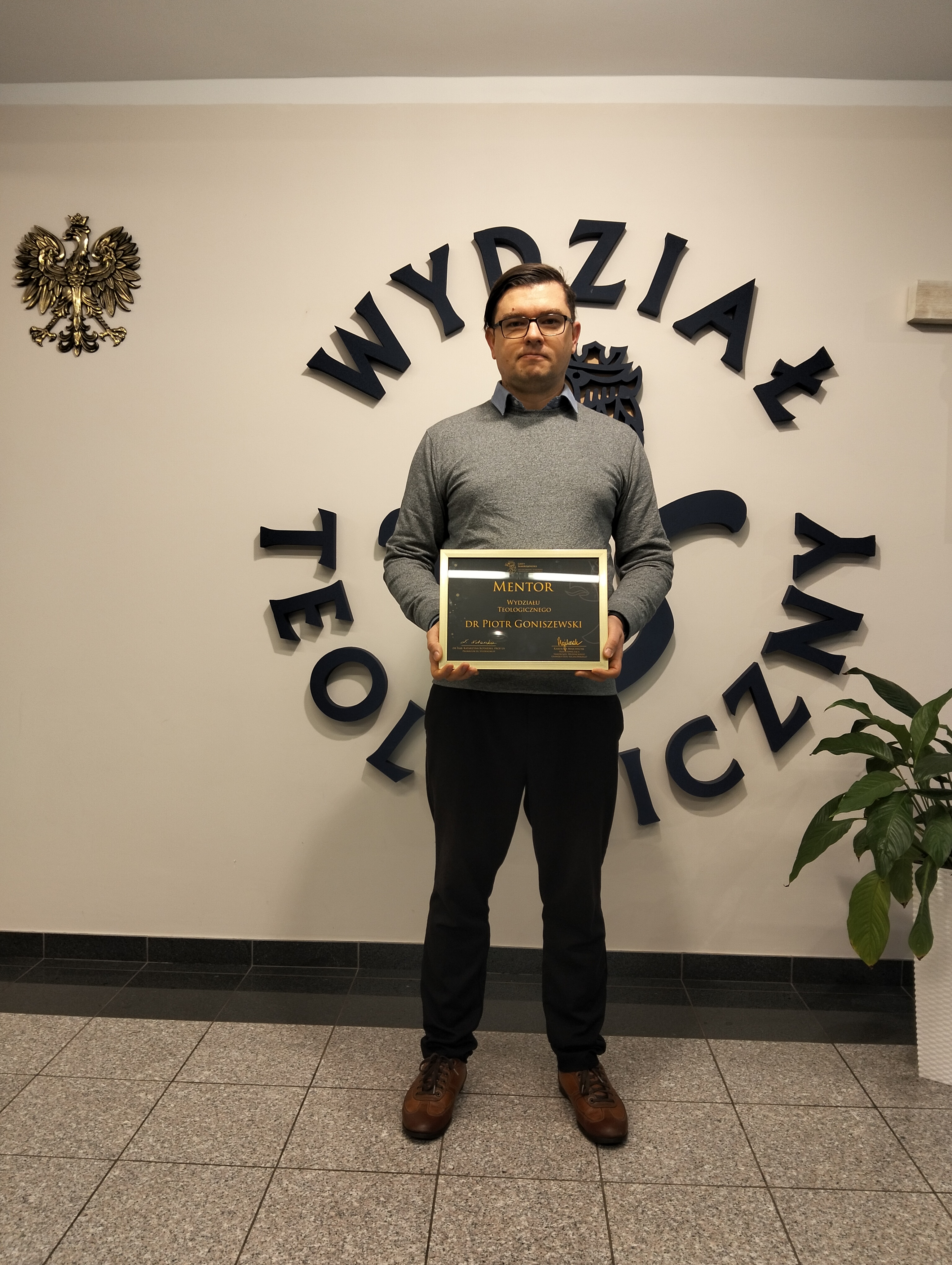 Dr Piotr Goniszewski Mentorem na Wydziale Teologicznym US